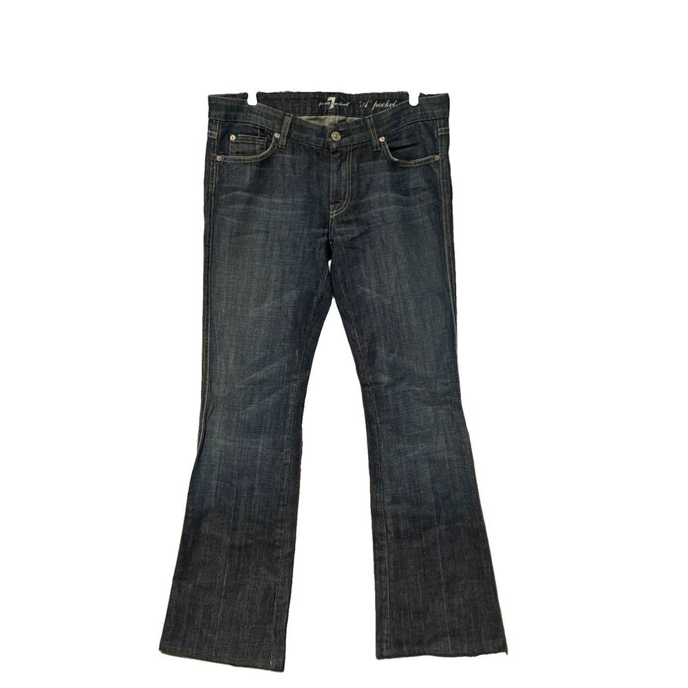 7 For All Mankind 'A' Pocket Bootcut Flare Jeans Women's Size 30 Stretch